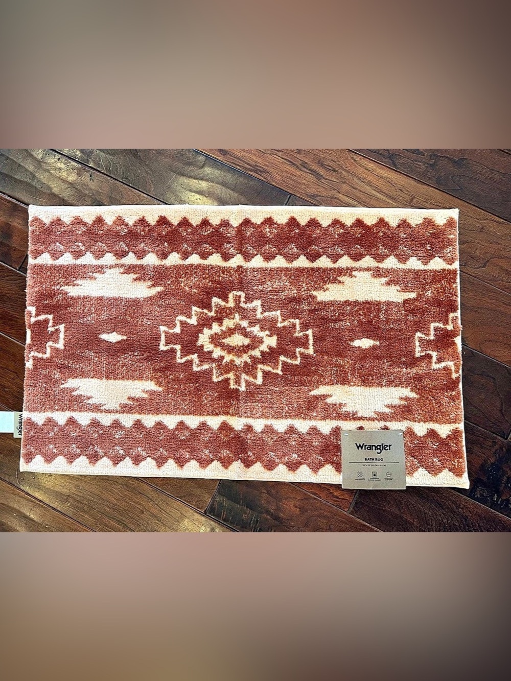 Wrangler Bath Rug/Mat Geometric